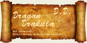Dragan Drakula vizit kartica